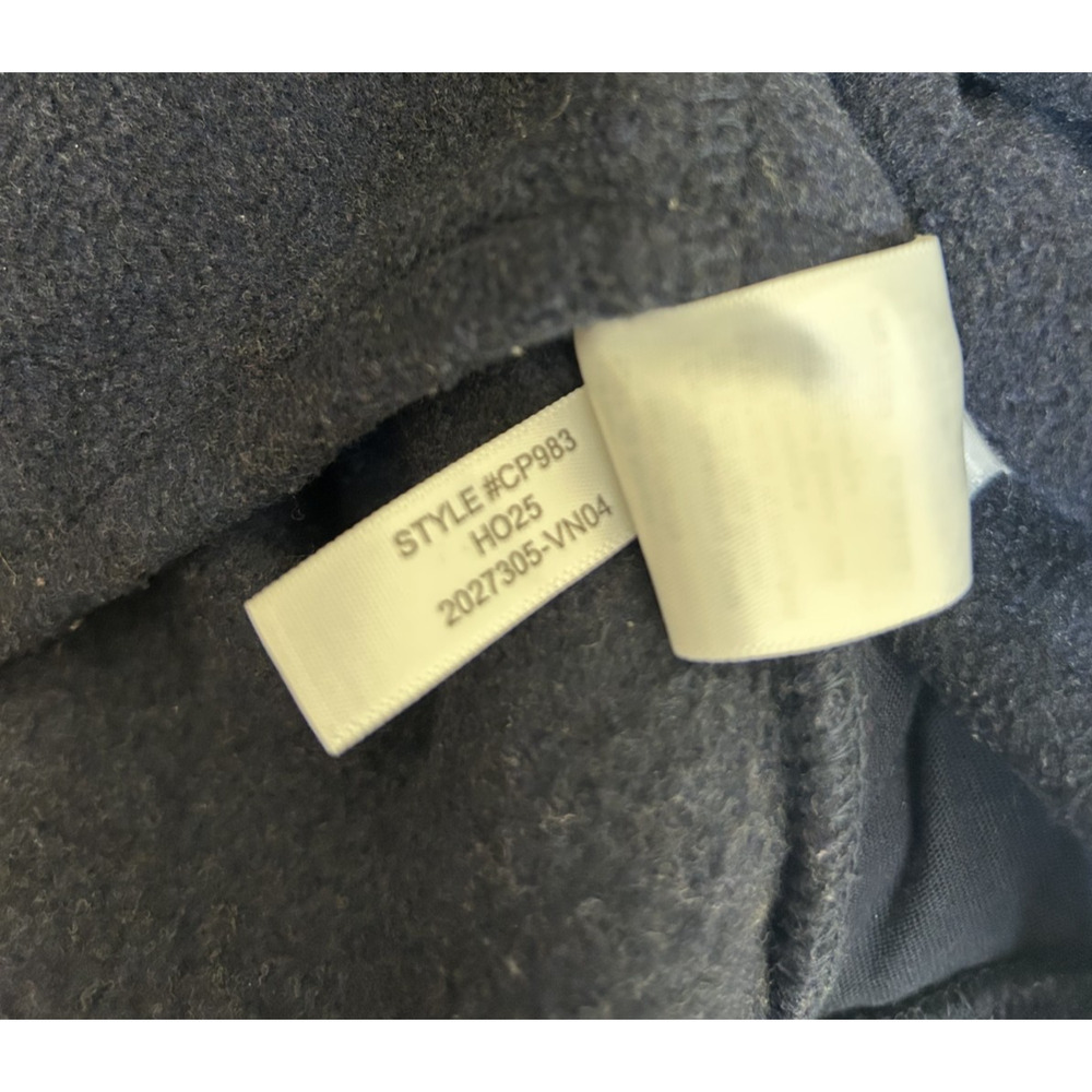 J.Crew Navy Green Warm-Up Fleece Pullover XS CP983 - Picture 8 of 12